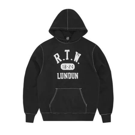 Corteiz RTW COLLEGE HOODIE [BLACK]