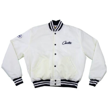 Corteiz Stadium Jacket – White