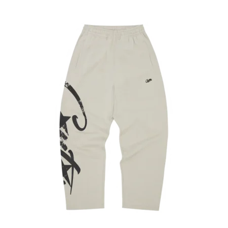 CORTEIZ WOOSH OPEN HEM SWEATPANTS [BONE]